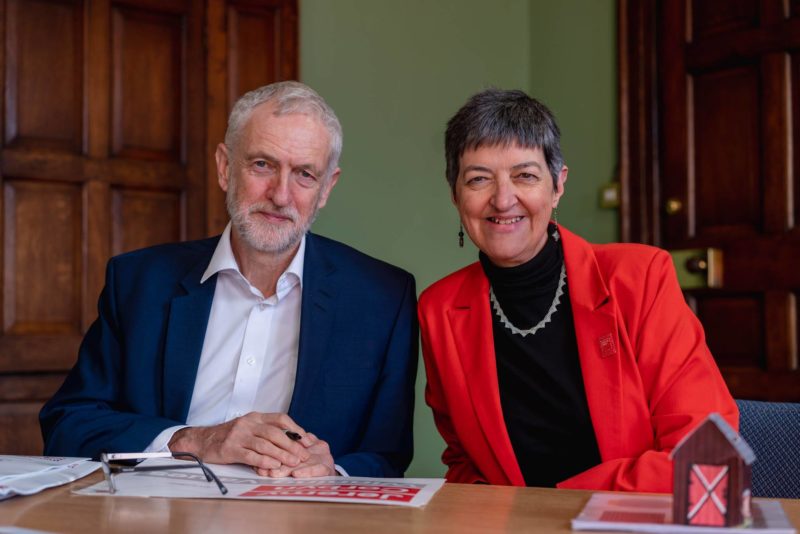 Jeremy Corbyn And Lynn Denham