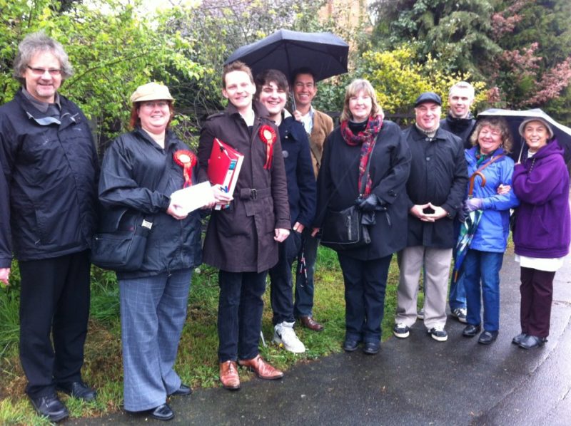 Labour canvassers in St John