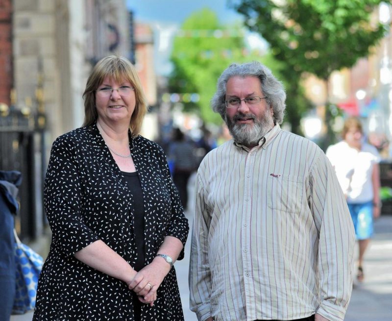 City councillors Joy Squires and Adrian Gregson