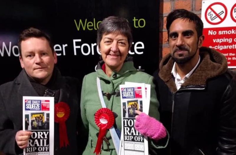 Lynn Denham (centre), Labour