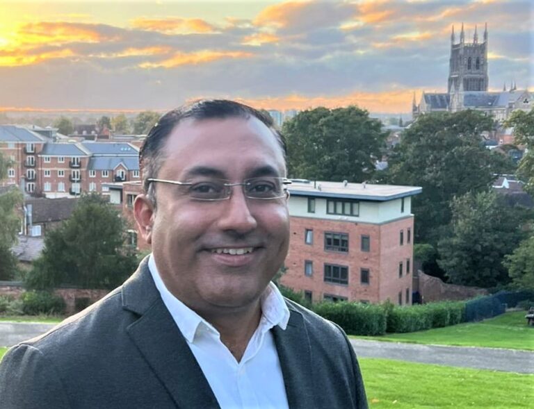 Atif Sadiq in a park