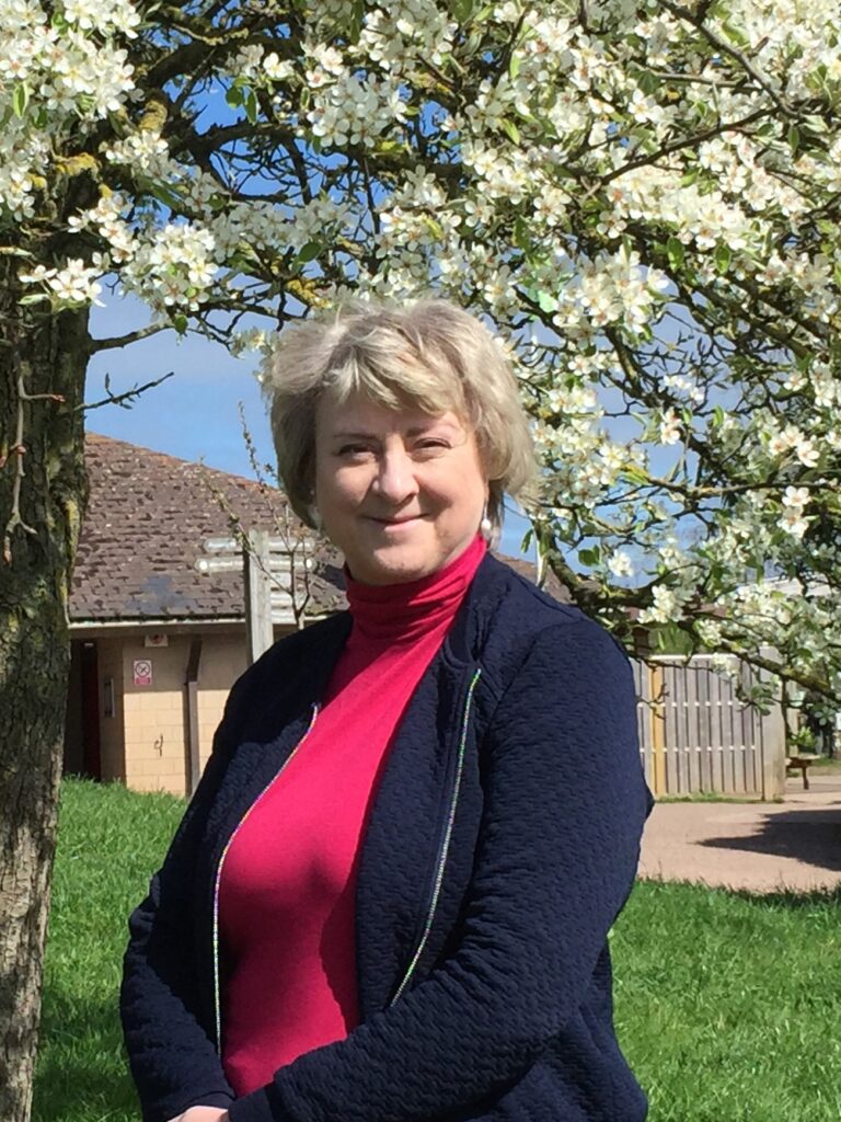 Councillor Pat Agar standing outdoors in Nunnery ward, Worcester